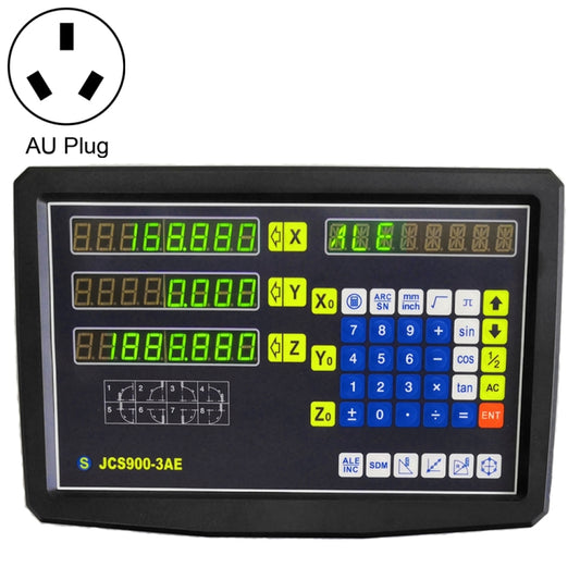 JCS900-3AE Three Axes Digital Readout Display Milling Lathe Machine, AU Plug - Digital Multimeter by buy2fix | Online Shopping UK | buy2fix