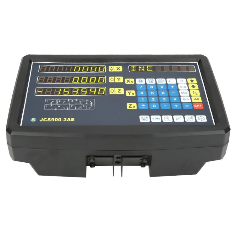 JCS900-3AE Three Axes Digital Readout Display Milling Lathe Machine, EU Plug - Digital Multimeter by buy2fix | Online Shopping UK | buy2fix