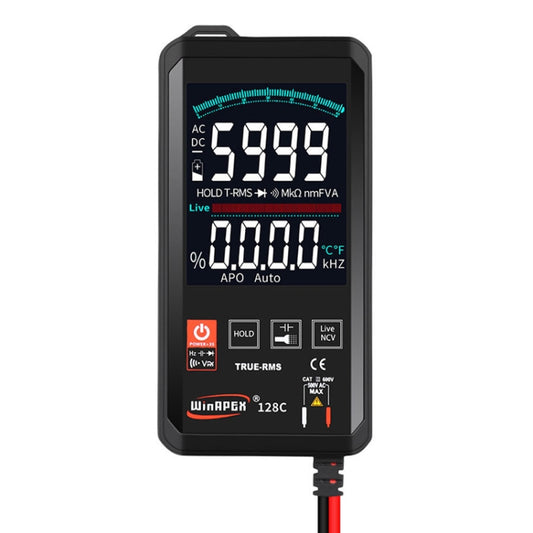 HY128C Color Screen Ultra-thin Touch Smart Digital Multimeter Fully Automatic High Precision True Effective Value Multimeter - Digital Multimeter by buy2fix | Online Shopping UK | buy2fix