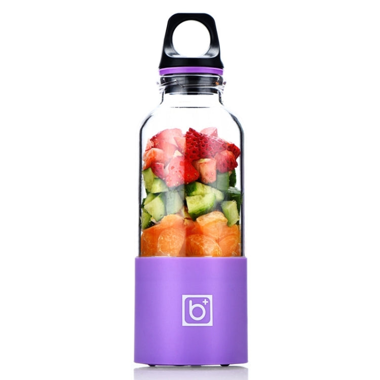 Bingo 500ml Mini Portable USB Rechargeable Electric Juicer Cup Juicer Blender, 22000 Revolutions Per Minute(Purple) - Electric juicers by buy2fix | Online Shopping UK | buy2fix