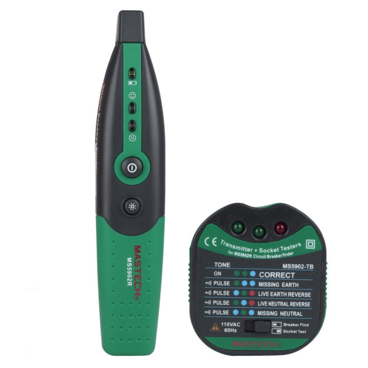 BSIDE MS5902 AC 110V 50Hz Breaker Socket Cable Detector, US Plug - Other Tester Tool by BENETECH | Online Shopping UK | buy2fix