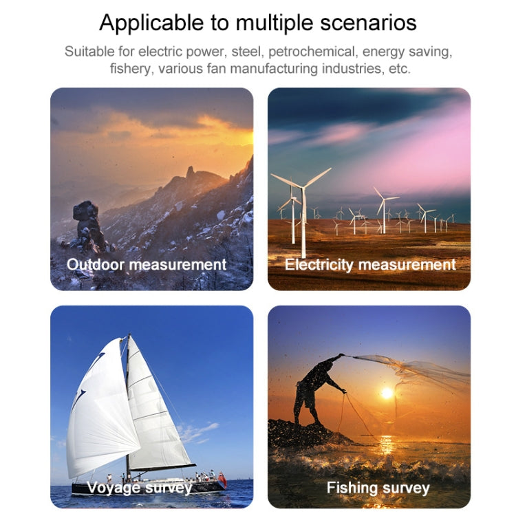 Wintact WT82B Bluetooth Wind Anemometer Data Logger Air Velocity Meter by Wintact