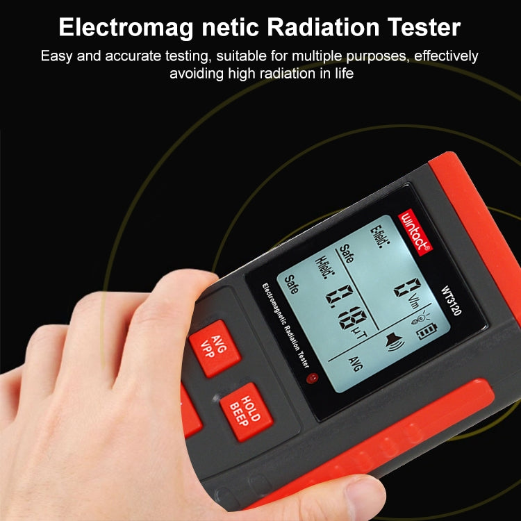 Wintact WT3120 Inductive Wood Moisture Meter Electromagnetic Radiation Tester - PH & Moisture Meter by Wintact | Online Shopping UK | buy2fix