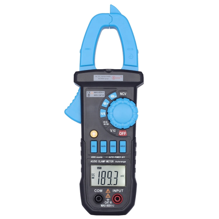 BSIDE ACM03 Plus 400A AC / DC Clamp Meter - Current & Voltage Tester by BSIDE | Online Shopping UK | buy2fix