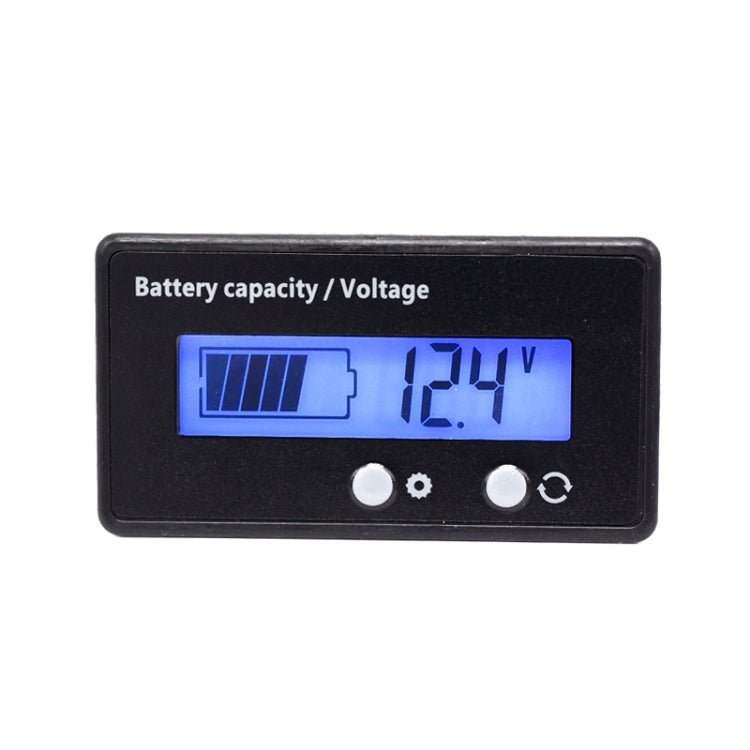 H6133 12V-84V Lead-acid Battery Voltage Tester Percentage Voltmeter Gauge Lithium Battery Status Monitor(Blue Light) - Battery & Resistance Tester by buy2fix | Online Shopping UK | buy2fix