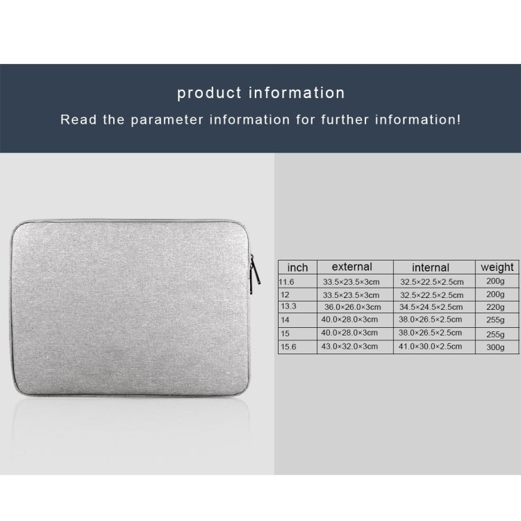 For 13.3 inch and Below Universal Oxford Cloth Business Inner Package Laptop Tablet Bag(Dark Gray) by buy2fix