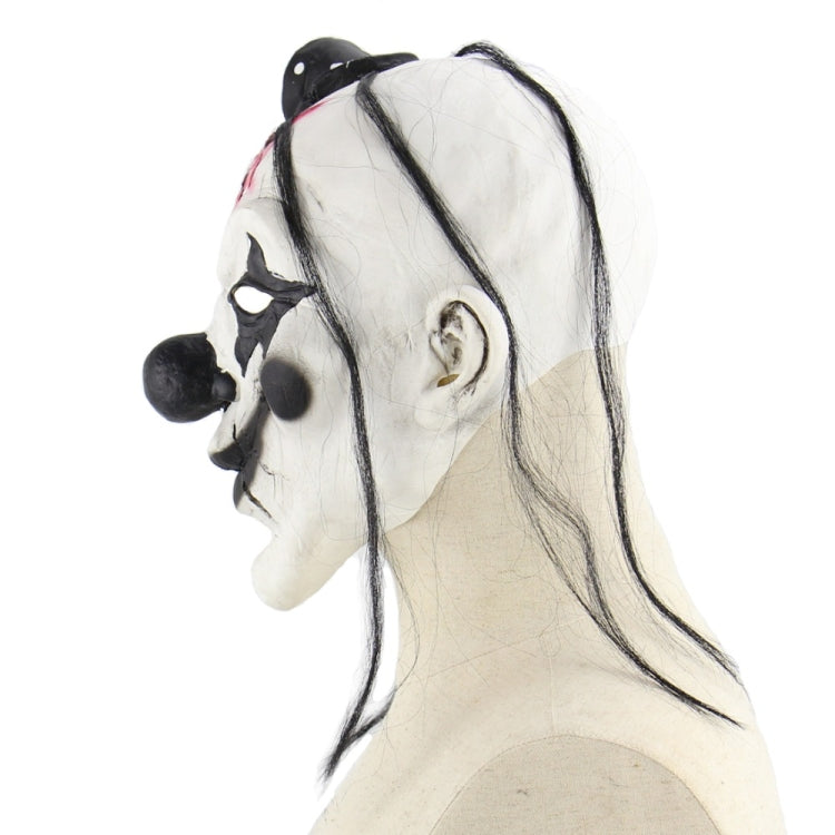 Halloween Festival Party Latex Devil Clown Frightened Mask Headgear, with Hair - Halloween Masks by buy2fix | Online Shopping UK | buy2fix