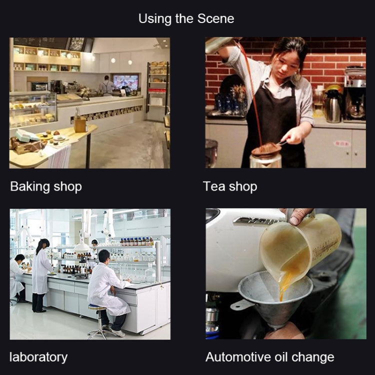 10 PCS 250ml Food Grade PP Plastic Flask Digital Measuring Cup Cylinder Scale Measure Glass Lab Laboratory Tools(Transparent) by buy2fix