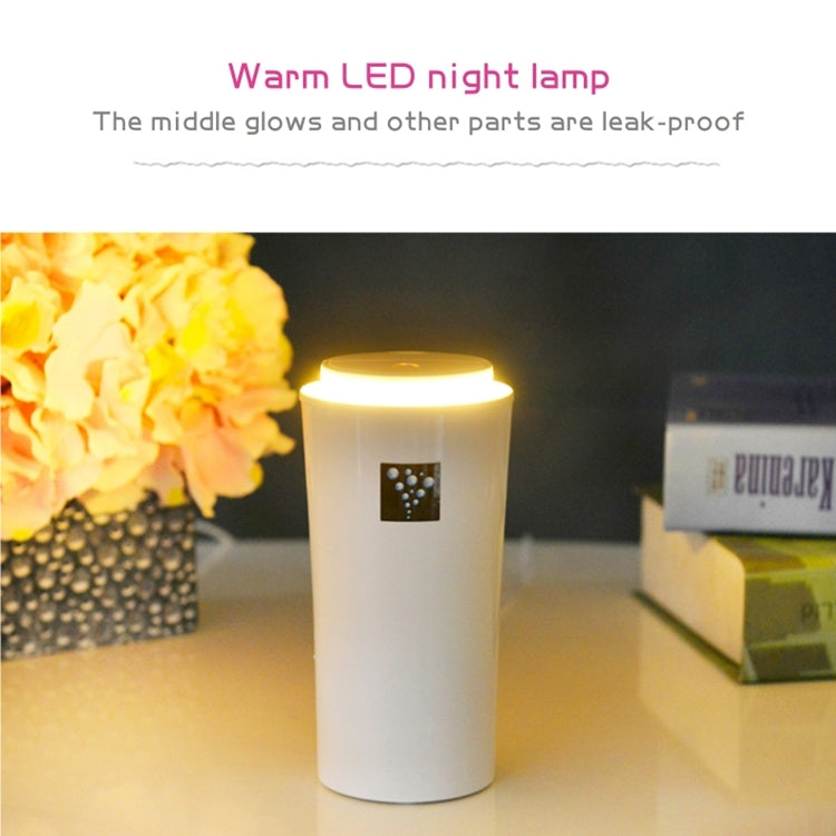 Small-3 2W Humidifier Moisture Meter Moisturizing Instrument with LED Night Light, Water Tank Capacity: 260ml(Pink) - Air Purifiers & Accessories by buy2fix | Online Shopping UK | buy2fix