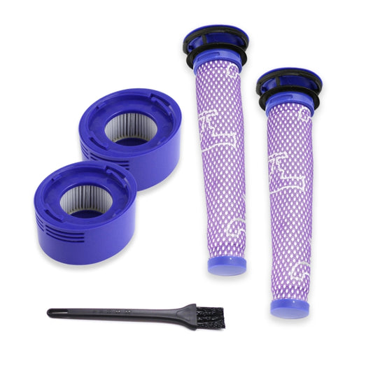 XD936 5 in 1 Pre Filter Core + Rear Filter Core + Cleaning Brush for Dyson V7 / V8 Vacuum Cleaner Accessories - Consumer Electronics by buy2fix | Online Shopping UK | buy2fix