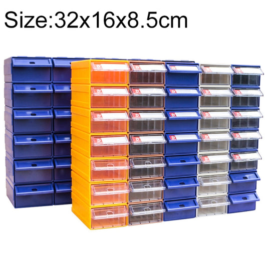 Thickened Combined Plastic Parts Cabinet Drawer Type Component Box Building Block Material Box Hardware Box, Random Color Delivery, Size: 32cm x 16cm x 8.5cm - Storage Bags & Boxes by buy2fix | Online Shopping UK | buy2fix