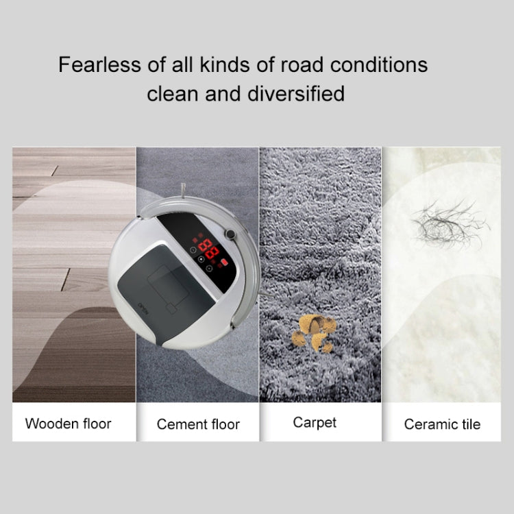 FD-3RSW(IC)CS 1000Pa Large Suction Smart Household Vacuum Cleaner Clean Robot by buy2fix