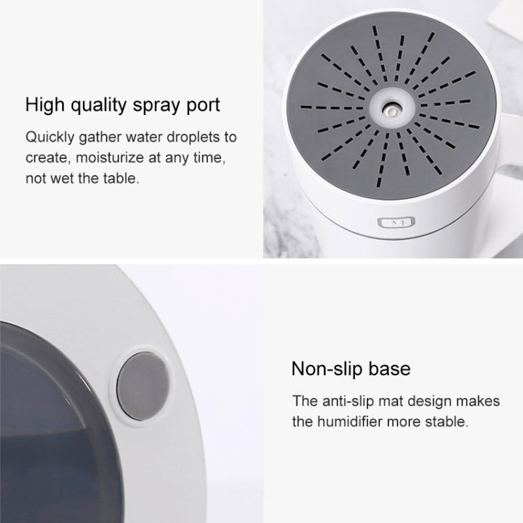 ML-S2 Water Cup Shape Intelligent Mute LED Night Light Atomized Humidifier Air humidification Machine(Pink) - Air Purifiers & Accessories by buy2fix | Online Shopping UK | buy2fix