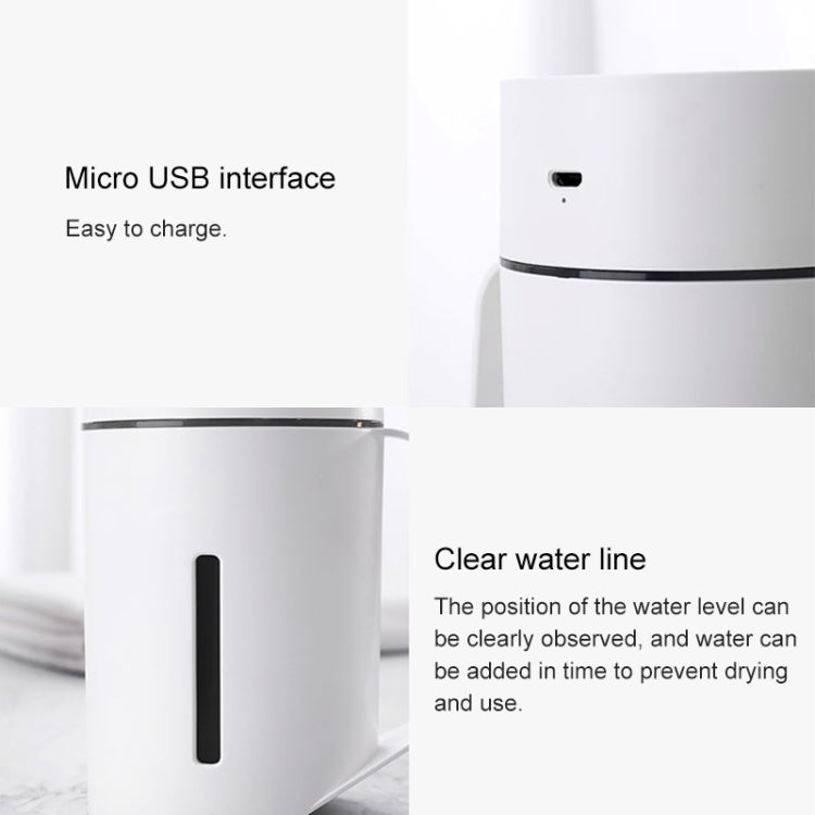 ML-S2 Water Cup Shape Intelligent Mute LED Night Light Atomized Humidifier Air humidification Machine(Pink) - Air Purifiers & Accessories by buy2fix | Online Shopping UK | buy2fix