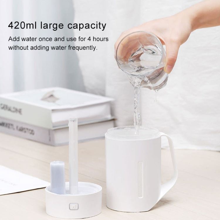 ML-S2 Water Cup Shape Intelligent Mute LED Night Light Atomized Humidifier Air humidification Machine(Pink) - Air Purifiers & Accessories by buy2fix | Online Shopping UK | buy2fix