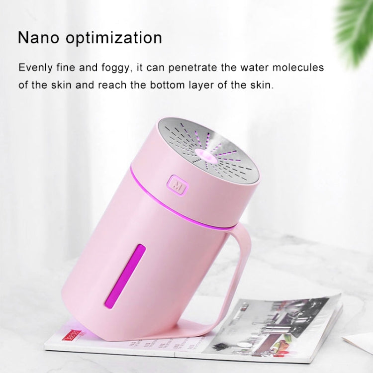 ML-S2 Water Cup Shape Intelligent Mute LED Night Light Atomized Humidifier Air humidification Machine(Pink) - Air Purifiers & Accessories by buy2fix | Online Shopping UK | buy2fix