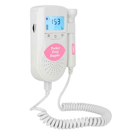 JPD-100S6 I LCD Ultrasonic Scanning Pregnant Women Fetal Stethoscope Monitoring Monitor / Fetus-voice Meter, Complies with IEC60601-1:2006(Pink) by buy2fix