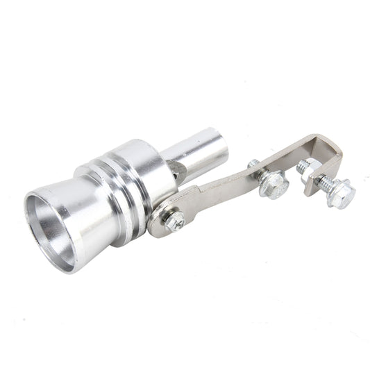 Universal Aluminum Turbo Sound Exhaust Muffler Pipe Whistle Car Simulator Whistler, Size: L by buy2fix