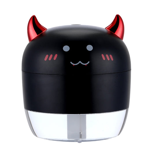 WT-H21 Devil Atomizing Humidifier with Colorful Night Lights, Water Tank Capacity: 200mL(Black) by buy2fix