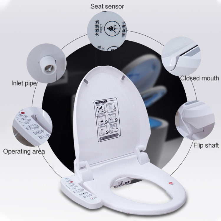 Universal Bathroom Automatic Flushing Drying Massage Intelligent Toilet Cleaner Cover - Smart Kitchen and Toilet by buy2fix | Online Shopping UK | buy2fix