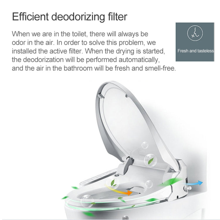 Universal Bathroom Automatic Flushing Drying Massage Intelligent Toilet Cleaner Cover - Smart Kitchen and Toilet by buy2fix | Online Shopping UK | buy2fix