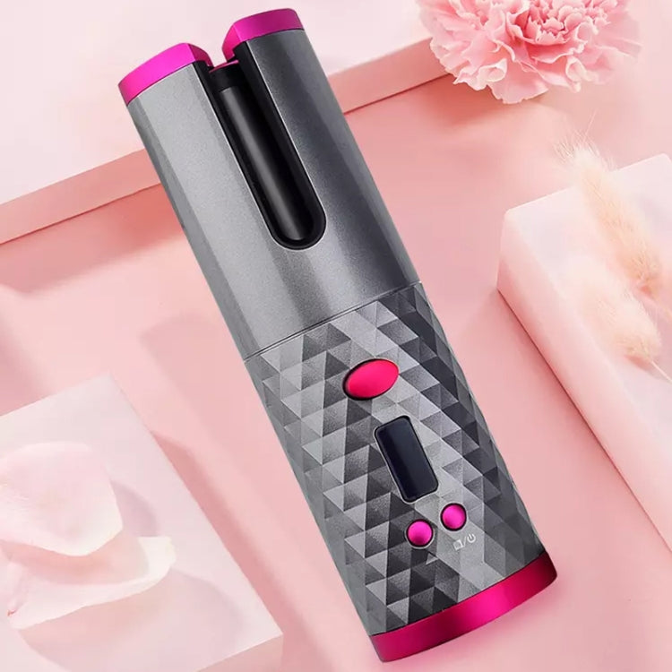 USB Charging Automatic Hair Curler Portable Mini Wireless Multi-function Curling Iron with LCD Display (White) - Hair Curler by buy2fix | Online Shopping UK | buy2fix