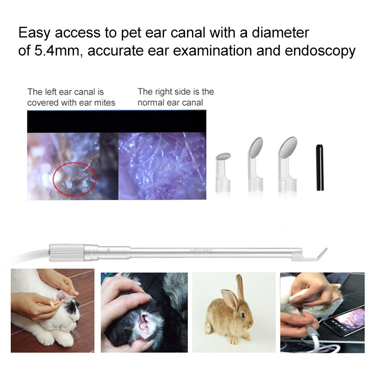 Supereyes Y003 Pet Ear Canal Nasal Cavity Waterproof Electronic Digital Endoscope by Supereyes