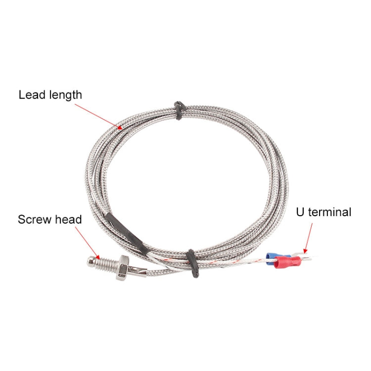 REX-C100 Thermostat + Thermocouple + SSR-60 DA Solid State Module Intelligent Temperature Control Kit - Components Kits by buy2fix | Online Shopping UK | buy2fix