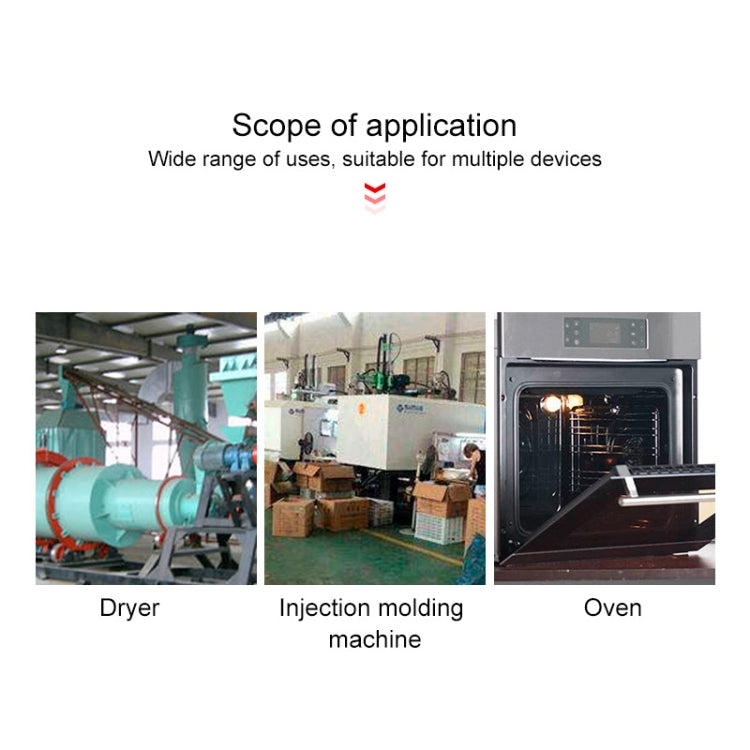 8800W REX-C100 Thermostat + Heat Sink + Thermocouple + SSR-80 DA Solid State Module Intelligent Temperature Control Kit by buy2fix