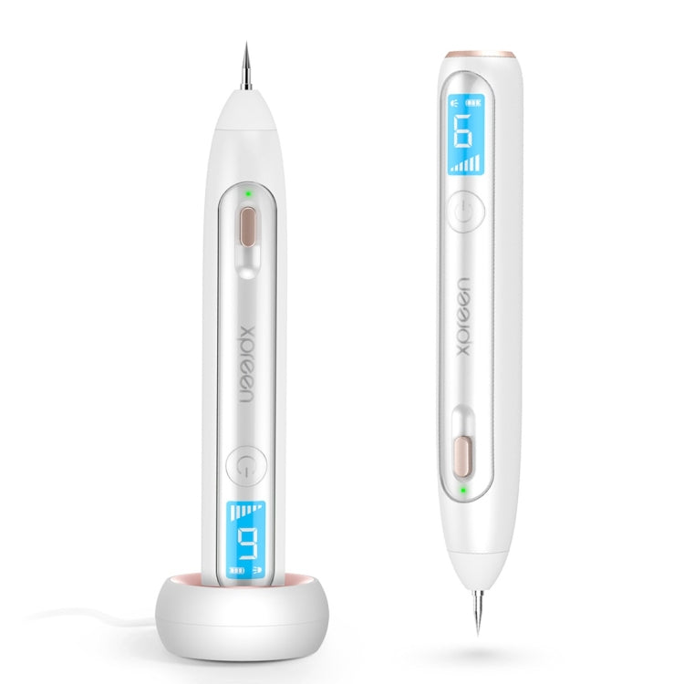 XPREEN XPRE051 Professional Wireless Rechargeable Mole Freckle Dark Spots Tattoo Wart Removal Pen Skin Tag Spot Eraser Pro Beauty Sweep Spot Pen Kit With LED Screen & Spotlight(White) - Beauty Instrument by Xpreen | Online Shopping UK | buy2fix