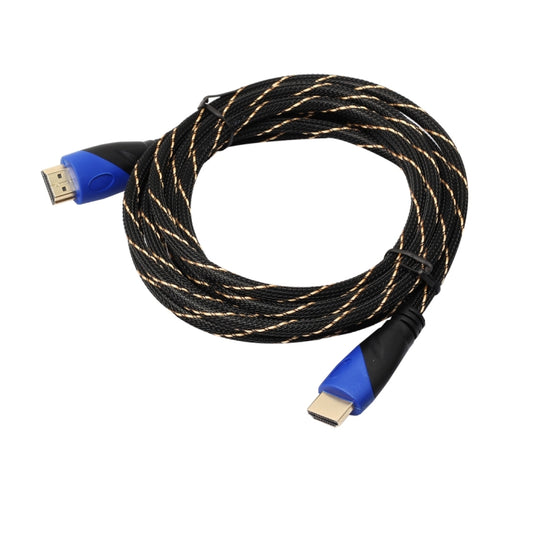 3m HDMI 1.4 Version 1080P Woven Net Line Blue Black Head HDMI Male to HDMI Male Audio Video Connector Adapter Cable - Cable by buy2fix | Online Shopping UK | buy2fix