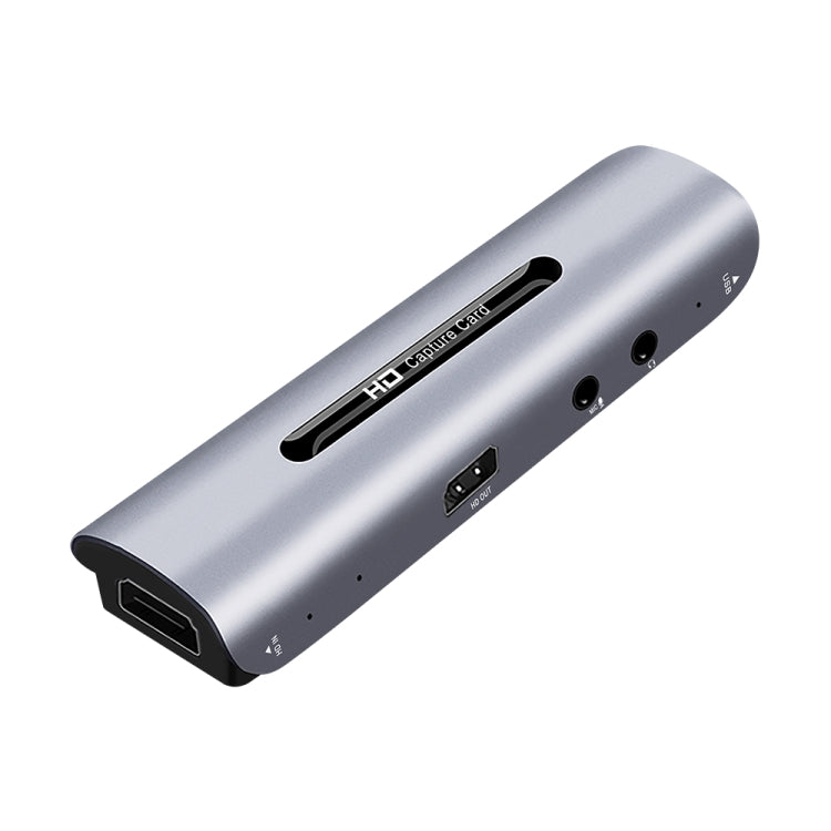 Z35 HDMI Female + Mic to HDMI Female + Audio + USB HD Video & Audio Capture Card with Loop - Video Capture Solutions by buy2fix | Online Shopping UK | buy2fix