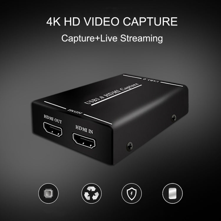 EC290 HDMI USB3.0 HD Video Capture Recorder Box Live Broadcast Card - Video Capture Solutions by buy2fix | Online Shopping UK | buy2fix
