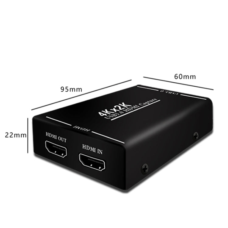 EC289 4K HDMI USB3.0 HD Video Capture Recorder Box - Video Capture Solutions by buy2fix | Online Shopping UK | buy2fix