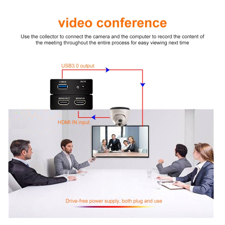EC289 4K HDMI USB3.0 HD Video Capture Recorder Box - Video Capture Solutions by buy2fix | Online Shopping UK | buy2fix