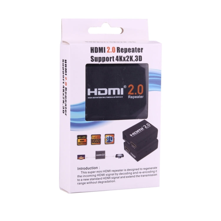2160P Full HD HDMI 2.0 Amplifier Repeater, Support 4K x 2K, 3D - Amplifier by buy2fix | Online Shopping UK | buy2fix