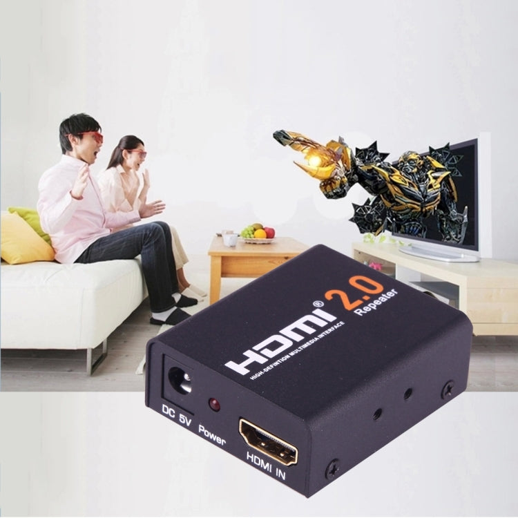 2160P Full HD HDMI 2.0 Amplifier Repeater, Support 4K x 2K, 3D - Amplifier by buy2fix | Online Shopping UK | buy2fix