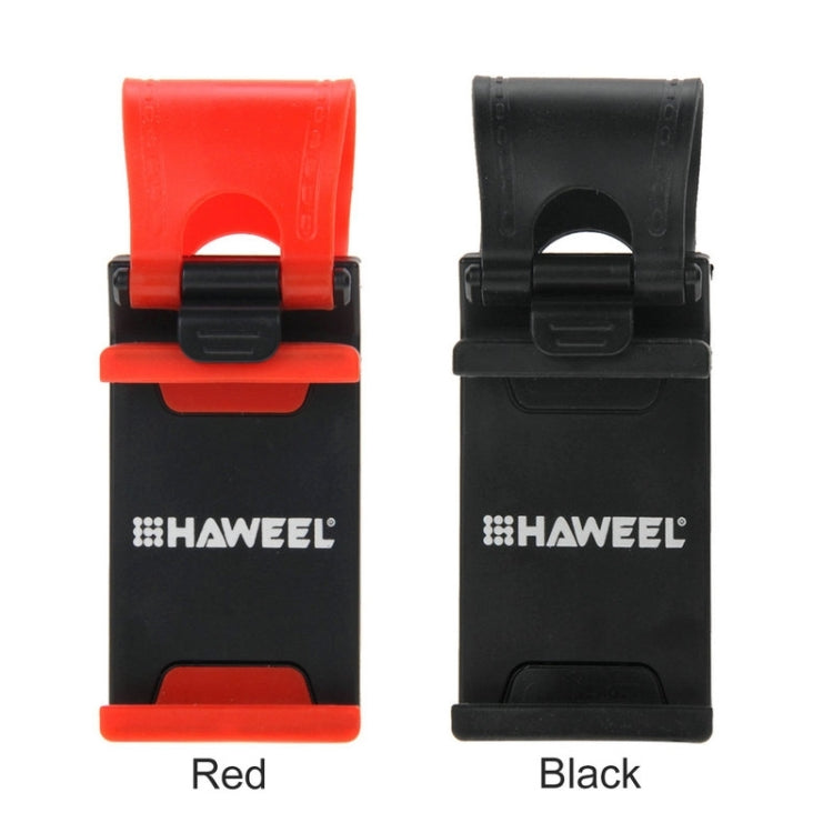 HAWEEL Universal Car Steering Wheel Phone Mount Holder(Black) by HAWEEL