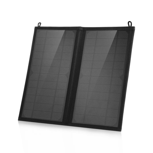 HAWEEL 12W 2 Panels Foldable Solar Panel Charger Bag with 5V / 3.1A Max Dual USB Ports, Support QC3.0 and AFC by HAWEEL