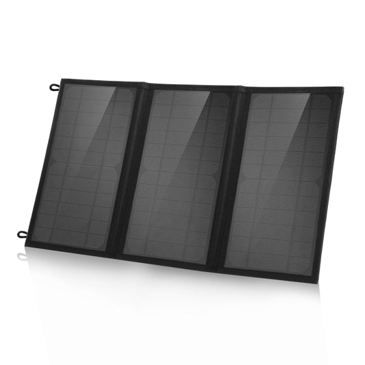 HAWEEL 18W 3 Panels Foldable Solar Panel Charger Bag with 5V / 3.1A Max Dual USB Ports, Support QC3.0 and AFC by HAWEEL