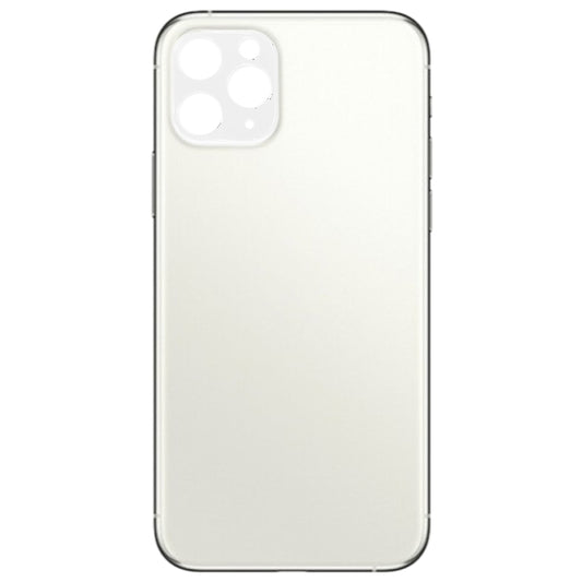 Back Battery Cover Glass Panel for iPhone 11 Pro(White) by buy2fix