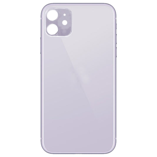 Glass Battery Back Cover for iPhone 11(Purple) - Back Cover by buy2fix | Online Shopping UK | buy2fix