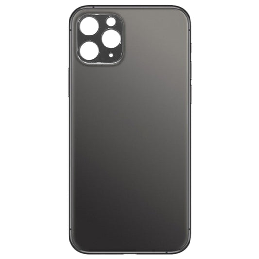 Glass Battery Back Cover for iPhone 11 Pro Max(Black) by buy2fix