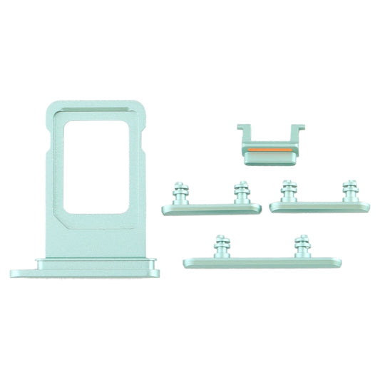 SIM Card Tray + Side Key for iPhone 11(Green) by buy2fix