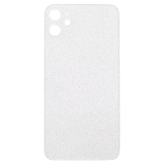 Transparent Frosted Glass Battery Back Cover for iPhone 11(Transparent) by buy2fix