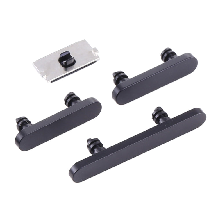 Power Button and Volume Control Button for iPhone 12(Black) - Metal Parts by buy2fix | Online Shopping UK | buy2fix