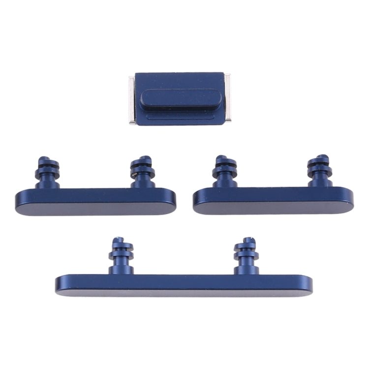 Power Button and Volume Control Button for iPhone 12(Blue) - Metal Parts by buy2fix | Online Shopping UK | buy2fix