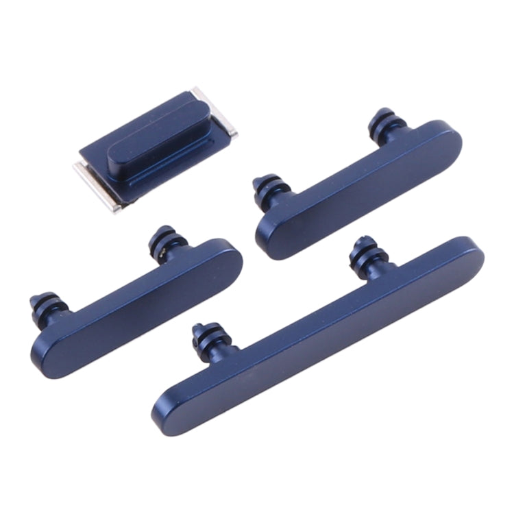 Power Button and Volume Control Button for iPhone 12(Blue) - Metal Parts by buy2fix | Online Shopping UK | buy2fix