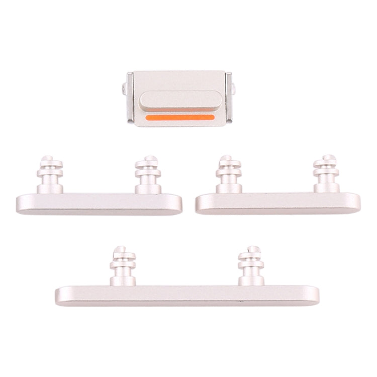 Power Button and Volume Control Button for iPhone 12(White) - Metal Parts by buy2fix | Online Shopping UK | buy2fix