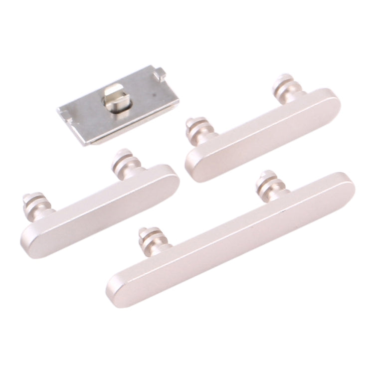 Power Button and Volume Control Button for iPhone 12(White) - Metal Parts by buy2fix | Online Shopping UK | buy2fix
